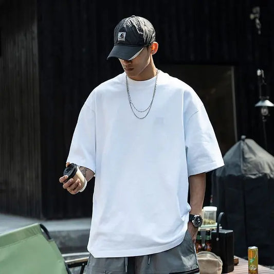 Camiseta Oversized Básica para Homem