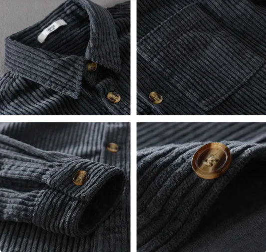 Corduroy Luxe – Camisa Oversized