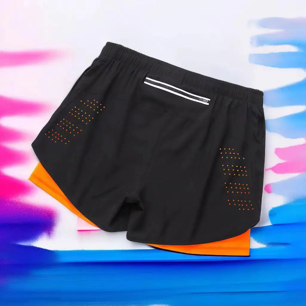 Shorts Masculina Esportiva DryFit com Forro Respirável – Ideal para Corridas e Treinos