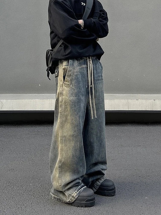 Retro Wash™ – Jeans Masculino Baggy