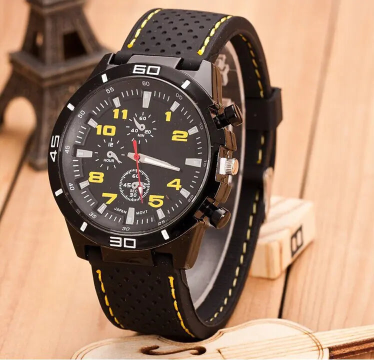DriveStyle™ | Relógio Masculino Esportivo com Pulseira Formula 1
