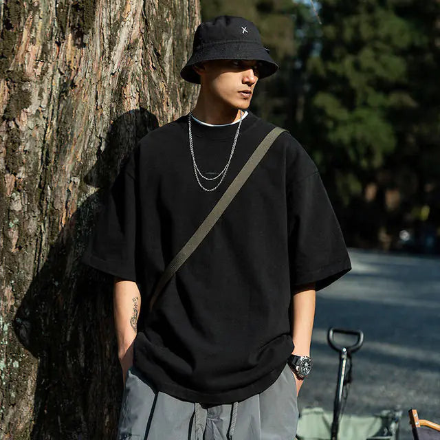 Camiseta Oversized Básica para Homem
