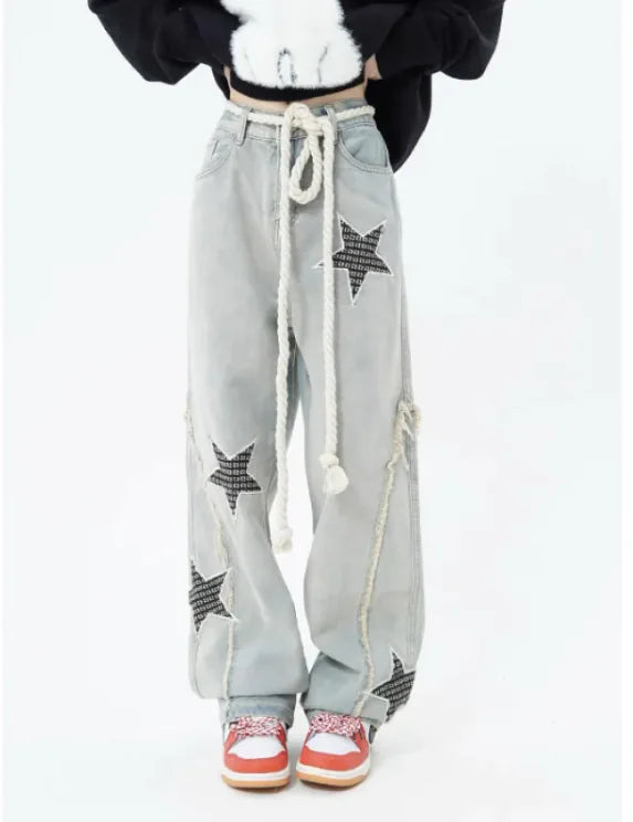Baggy Wide Cut Jeans - PARA HOMENS
