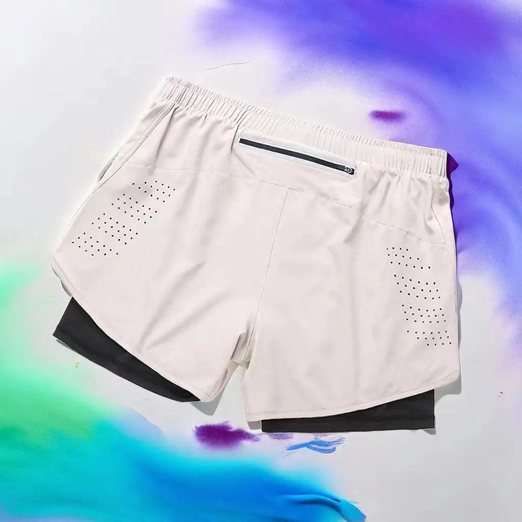 Shorts Masculina Esportiva DryFit com Forro Respirável – Ideal para Corridas e Treinos