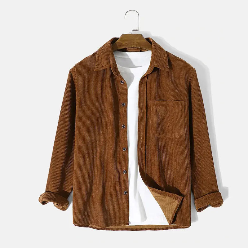 Corduroy Luxe – Camisa Oversized