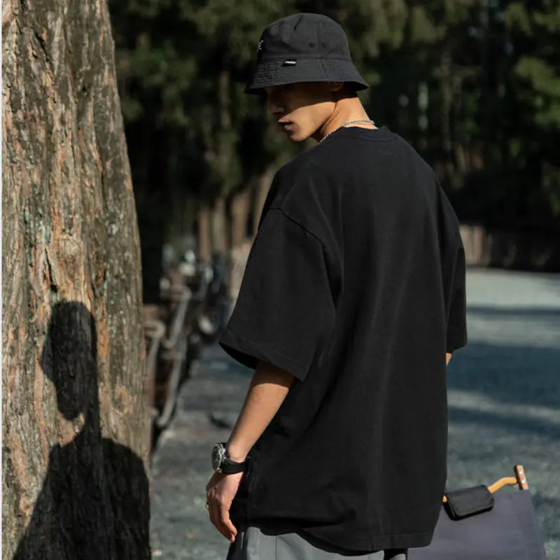 Camiseta Oversized Básica para Homem