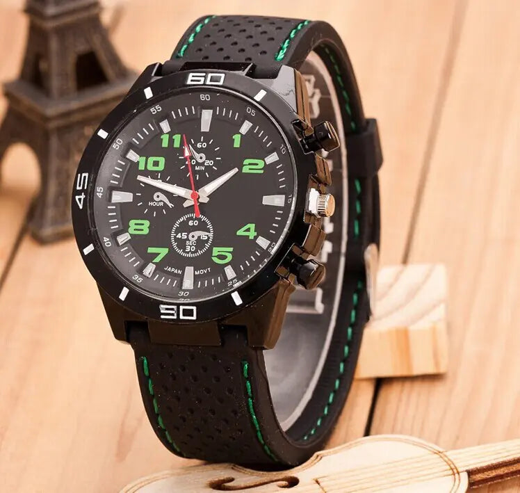 DriveStyle™ | Relógio Masculino Esportivo com Pulseira Formula 1