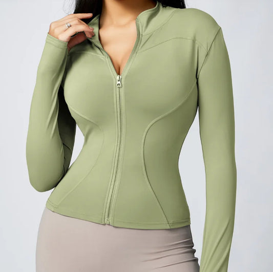 Casaco Fitness Feminino Stretch – Conforto e Estilo