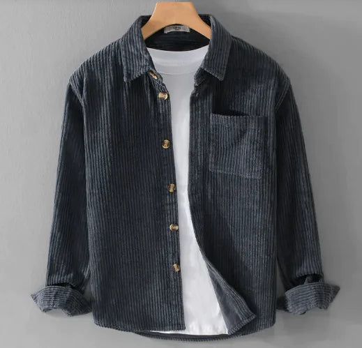 Corduroy Luxe – Camisa Oversized