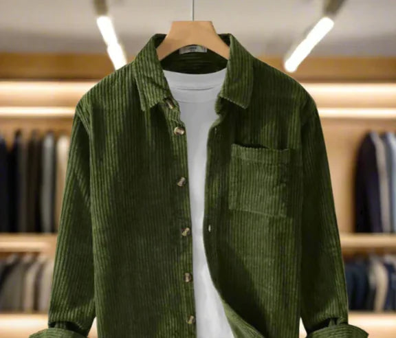 Corduroy Luxe – Camisa Oversized