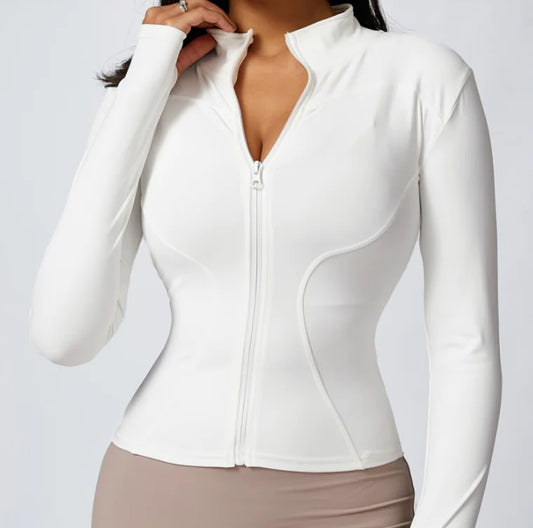 Casaco Fitness Feminino Stretch – Conforto e Estilo