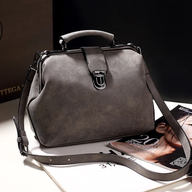 Bolsa Crossbody Retrô em PU – Compacta e Moderna
